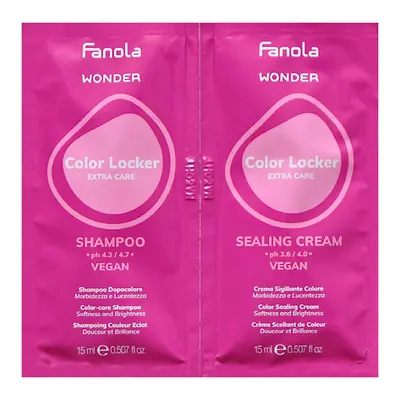 FANOLA VZORKY Wonder Color Locker šampón, 15 ml a kondicionér, 15 ml