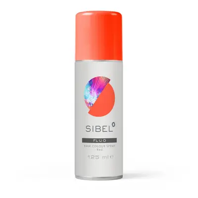 Sibel 1 Day Hair Color Spray - 1 denní spreje - pastelové, glitrové, barevné, 125 ml FLUO RED - 