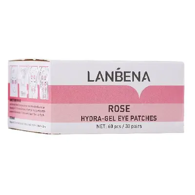 Lanbena HydraGel Eye Patches - hydrogelové plátky pod oči, 60 ks/bal Rose - růže (EXP:11/24)