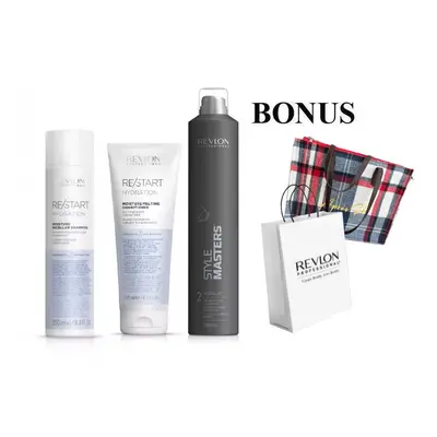 BALÍČEK: Revlon Re/Start HYDRATION Set + papírová taška Revlon + Taška Apres SKI 29 x 37 x 10.5 