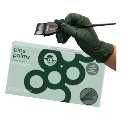 Framar GLV Nitrile Gloves PowderFree - bezpudrové nitrilové rukavice, 100 ks GLV-PINE-MED Pine P