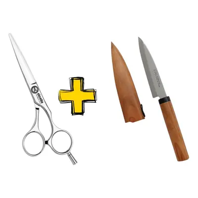 AKCE: Kasho EO OS Excelia OFFSET Scissors - profesionální kadeřnické nůžky, OFFSET + NŮŽ KASHO D