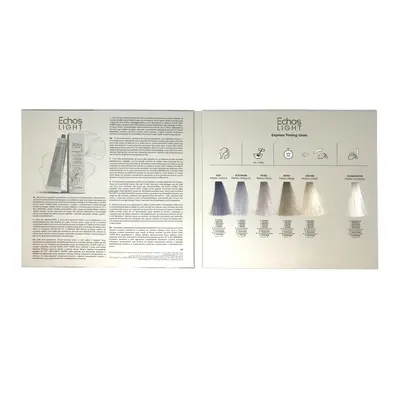 Echos Light Toner Color Chart - vzorník ke tonerům Echos Light (COD.8024592)