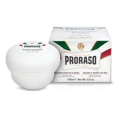 Proraso Shaving Soap in a Bowl Sensitive - holicí mýdlo pro citlivou pokožku v misce, 150ml