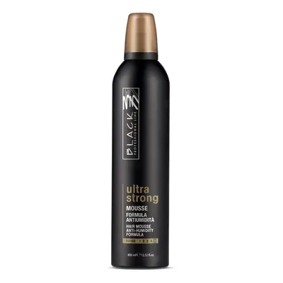 Black ultra strong Hair mousse, 400ml.