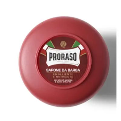 Proraso Shaving Soap in a Bowl Nourishing - výživné holicí mýdlo v misce, 150 ml