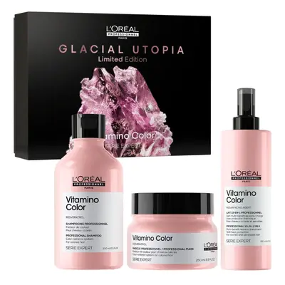 L&#039;Oréal Professionnel Vitamino Color Trio - barvené vlasy - set péče (šampon, 300 ml, maska