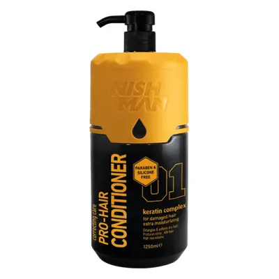 Nishman Hair Conditioner - kondicionér na vlasy s keratinem, 01 Keratin Complex - 1250 ml