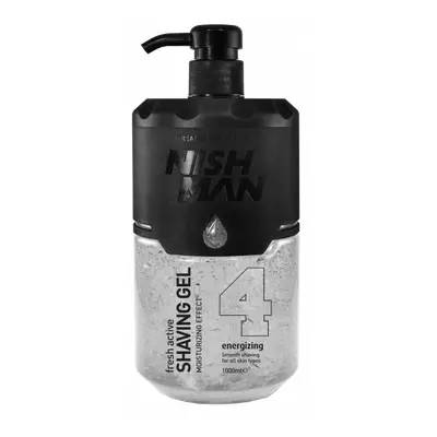 Nishman Shaving Gel - průsvitný gel na holení, 04 Easy shave - 1000 ml