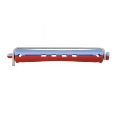 Plastové natáčky na trvalou s patentovou gumičkou 8054- red/blue -11 mm