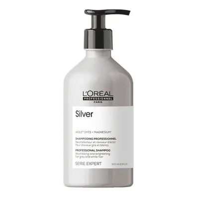 ​L&#039;Oréal Professionnel Série Expert Silver Magnesium - stříbrný šampon pro odstranění žlutý