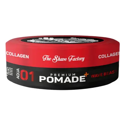 The Shave Factory Premium Pomade - prémiová pomáda se středně silnou fixací a vysokým leskem, 15