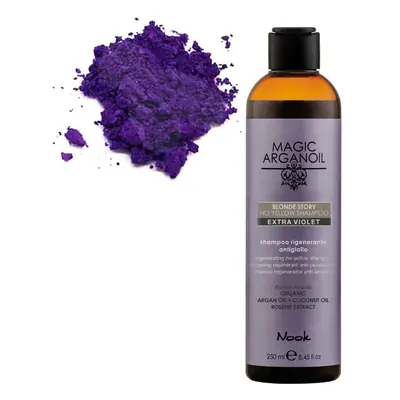 Nook Blonde Story EXTRA VIOLET Shampoo - neutralizující fialový šampon na blond vlasy, 250 ml