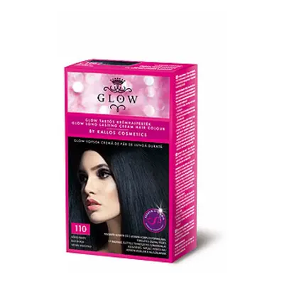 Kallos GLOW - barva pro domácí použití Kallos GLOW krém. barva modro černá č. 110 40ml