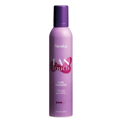 Fanola Fan Touch Curl Passion Mousse ●●●○○ - pěna pro definici a disciplínu vlnitých vlasů, 300 