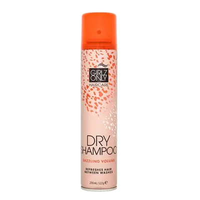 Girlz Only Dry Shampoo - suché šampony, 200 ml Dazzling Volume - objemový