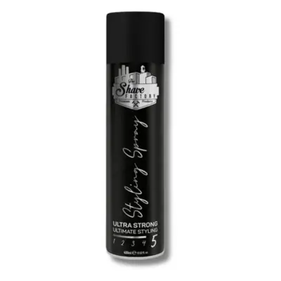 The Shave Factory Styling Spray Ultra Strong - lak na vlasy s ultra silnou fixací, 400 ml