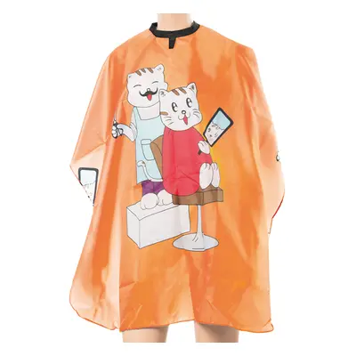 Eurostil Kid Cape Cats - pláštěnka dětská na stříhání, kočka, suchý zip 04313/64 - Orange - oran