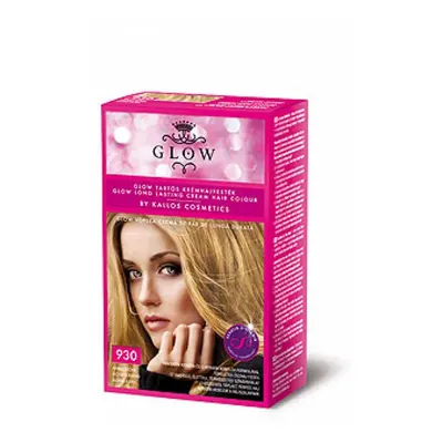 Kallos GLOW - barva pro domácí použití Kallos GLOW krém. barva zlatá blond č.930 40ml