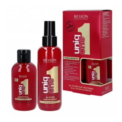 BALÍČEK: Revlon Uniq One Classic Treatment - regenerační kúra, 150 ml + Uniq One Shampoo - šampo