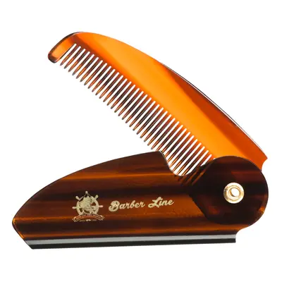 ​Barber Line Beard - Moustache Folding Acetate Comb 04545 - profesionální skládací hřeben na bra