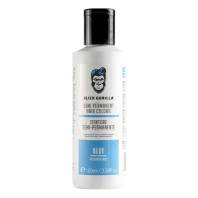 Slick Gorilla Semi-Permanent Hair Colour - semi-permanentní barva na vlasy, 100 ml BLUE - modrá