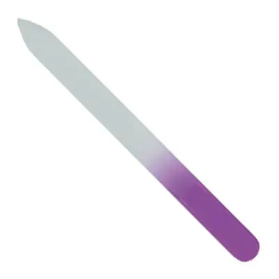 Pollié 06630/68 Lilac Glass File - skleněný jemný pilník - oboustranný, 14 cm