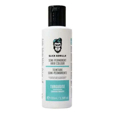 Slick Gorilla Semi-Permanent Hair Colour - semi-permanentní barva na vlasy, 100 ml TURQUOISE - t