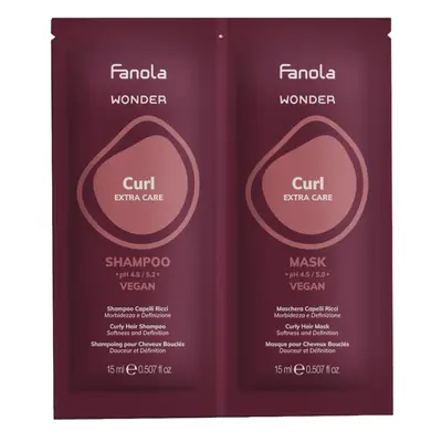 FANOLA VZORKY Wonder Curl Cleansing Conditioner 2x15 ml