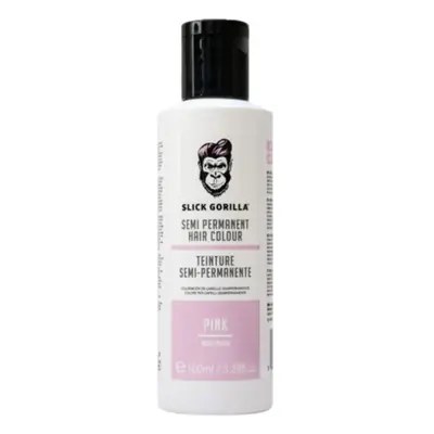 Slick Gorilla Semi-Permanent Hair Colour - semi-permanentní barva na vlasy, 100 ml PINK - růžová