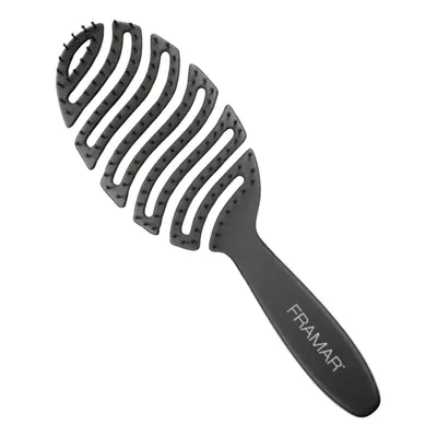 Framar Flex Brush - flexibilní kartáč na vlasy FB-FL-BLK - matná černá