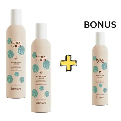 AKCE: 2+1 Echos Look BodyVolume Mousse - objemová pěna se střední fixací, 400 ml