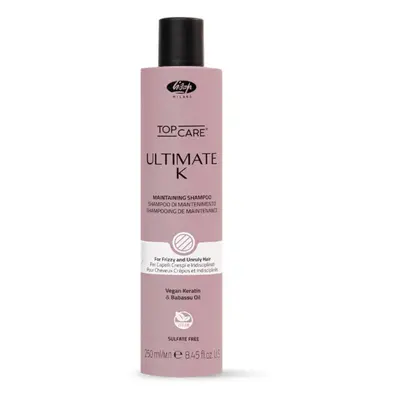 Lisap Top Care Ultimate K Maintaining Shampoo - šampon pro nepoddajné, krepaté vlasy, 250 ml