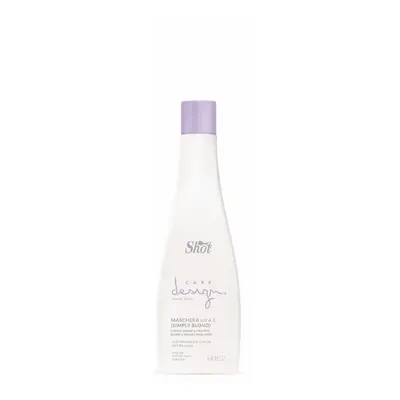 Shot Simply Blond Mask - rozjasňující a pečující maska ​​pro blond vlasy, 250 ml