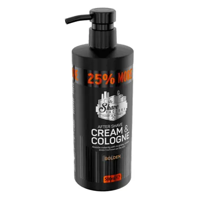 The Shave Factory After Shave Cream&Cologne - krémová kolínská po holení, 500 ml Golden - okouzl