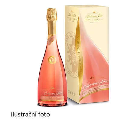 Bohemia Sekt Prestige rosé brut, dárkové balení