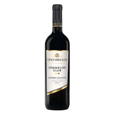 Víno Mikulov Sommelier Club Cabernet Sauvignon 2019 pozdní sběr