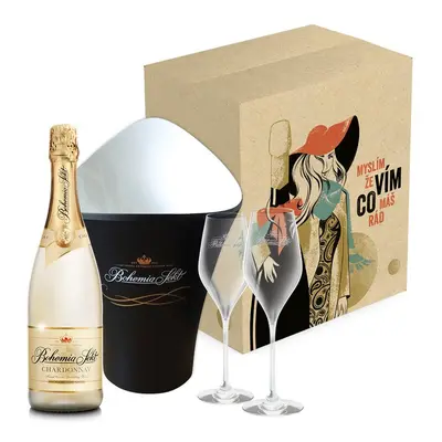 Dárkový set s Bohemia Sekt Chardonnay brut