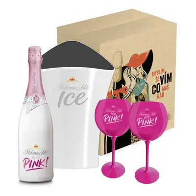 Dárkový set Bohemia Sekt Ice PiNK!