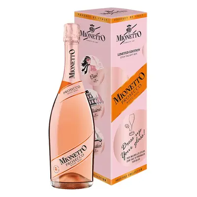 Mionetto Prosecco Rosé DOC - rozetky, dárkové balení