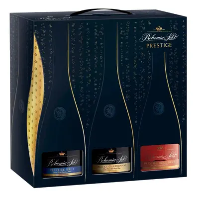 Bohemia Sekt Prestige dárkové balení TRIO