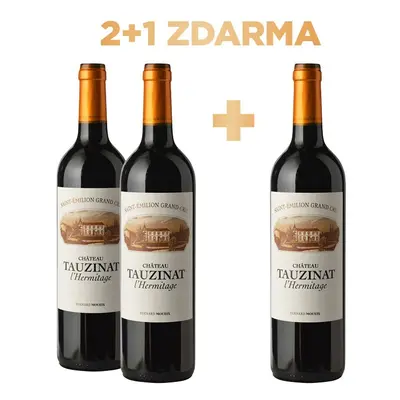 Chateau Tauzinat l’Hermitage St Emilion Grand Cru 2016 2+1 ZDARMA