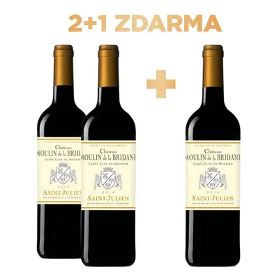 Saint Julien Château Moulin de la Bridane 2017 2+1 ZDARMA