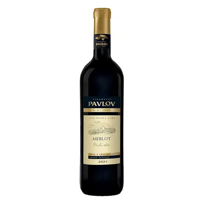 Vinařství Pavlov Merlot 2021 pozdní sběr