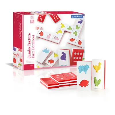 GuideCraft Velké hmatové domino Farma