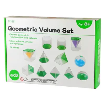 EDX Education 8cm Geometric Volume Set (14)