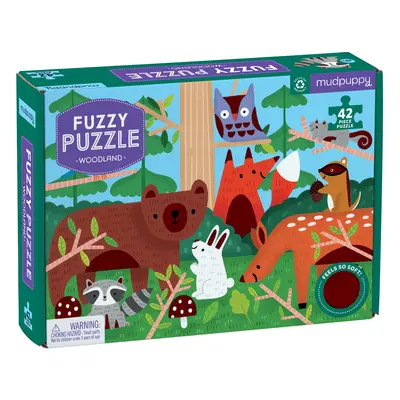 Mudpuppy Fuzzy Puzzle - Les (42 dílků)