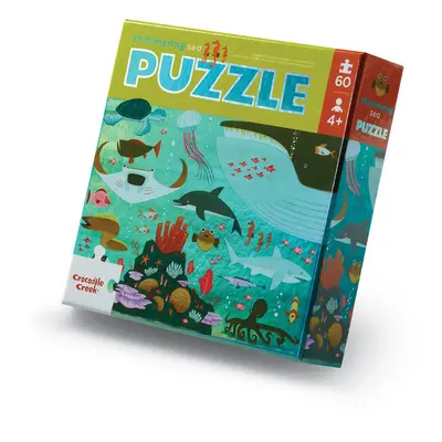 Crocodile Creek Foil Puzzle - Třpytivé moře (60 dílků)