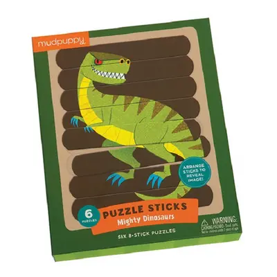 Mudpuppy Puzzle Sticks - Dinosauři (24 dílků)