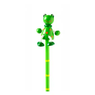 Orange Tree Toys Dřevěná tužka se zvířátkem - Žába (1ks)